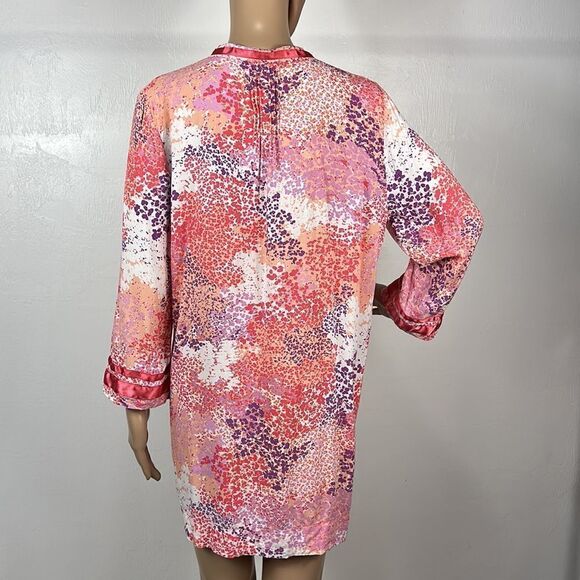 Calvin Klein Jeans 3/4 Sleeves Multi Colored Tunic Top Size M - Picture 4 of 9